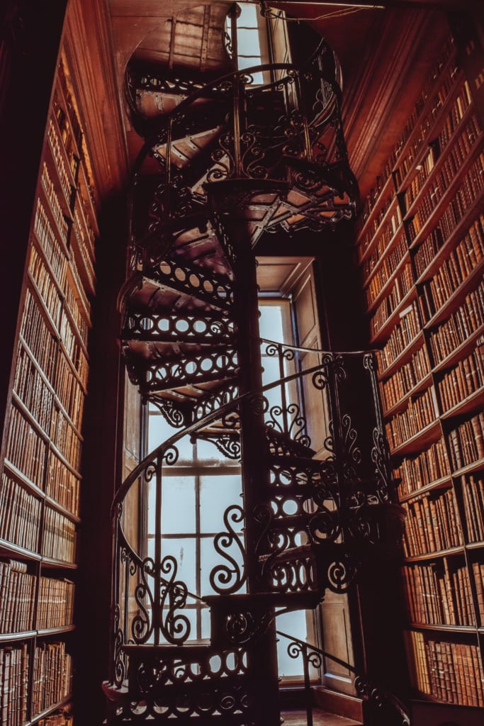 Checking Out The Long Room at Trinity College Library, Dublin