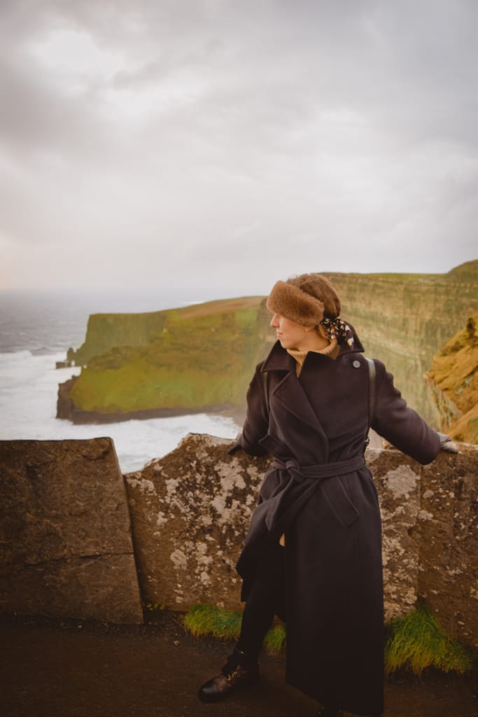Visiting The Cliffs of Moher from Dublin in December ireland travel guide travel blog svadore driving winter -1-11