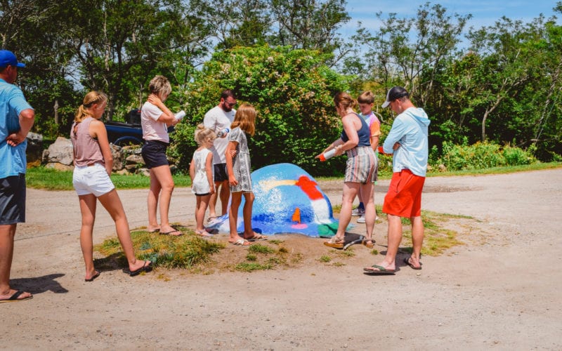 Painted Rock: Things to Do on Block Island Mohegan Bluffs- Things to Do On Block Island block island travel guide what to do on bi rhode island SVADORE-1-41
