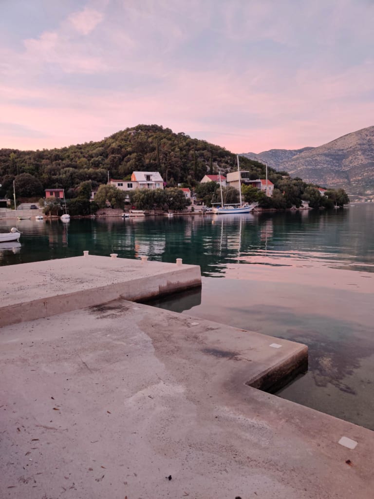 11 Reasons to Stay at Tara's Lodge Hotel in Korcula, Croatia zrnovska banja bay sunset