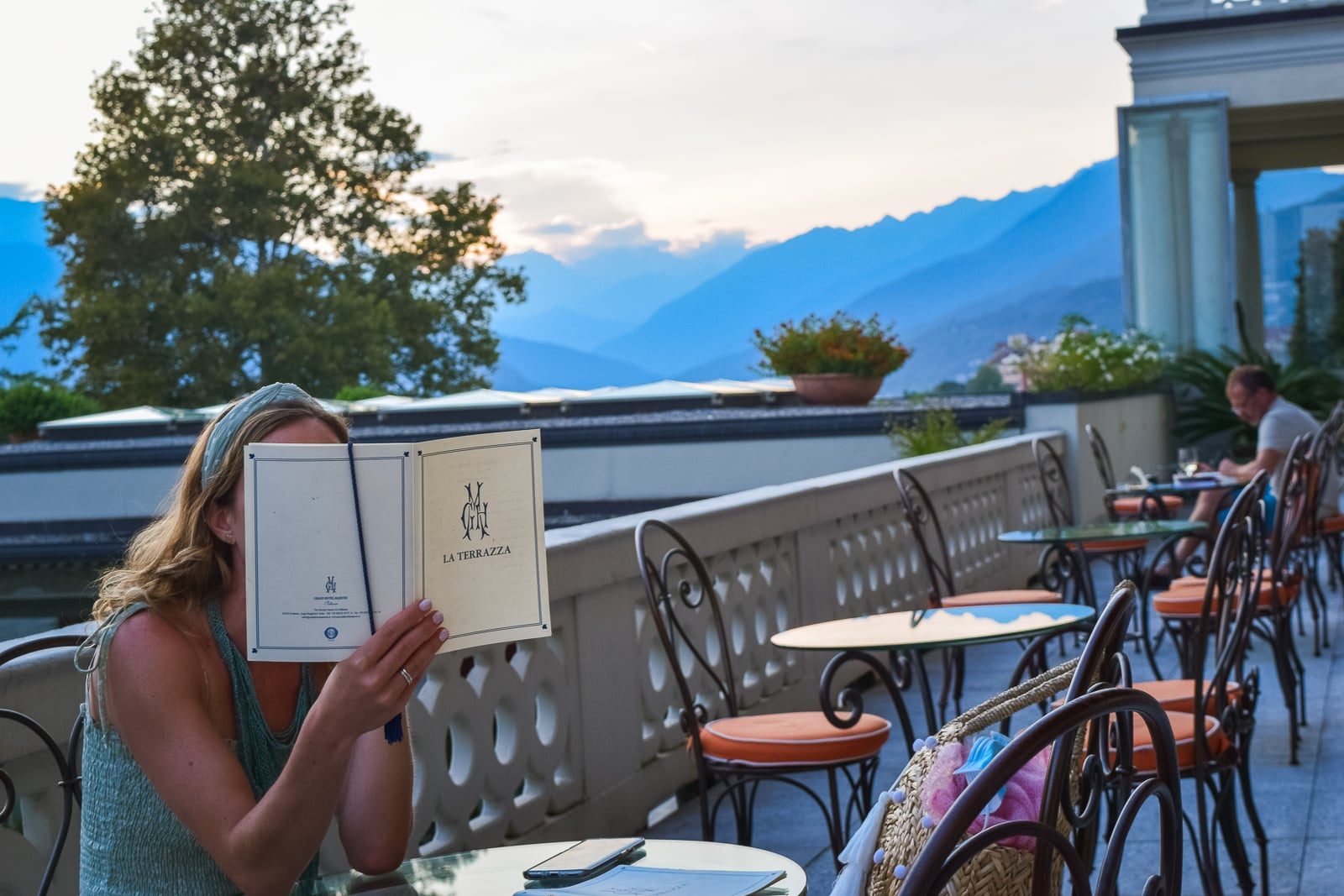 Aperitivo and Fine Dining at a Lake Maggiore Restaurant at Grand Hotel Majestic la beola cena aperitivo la terrazza