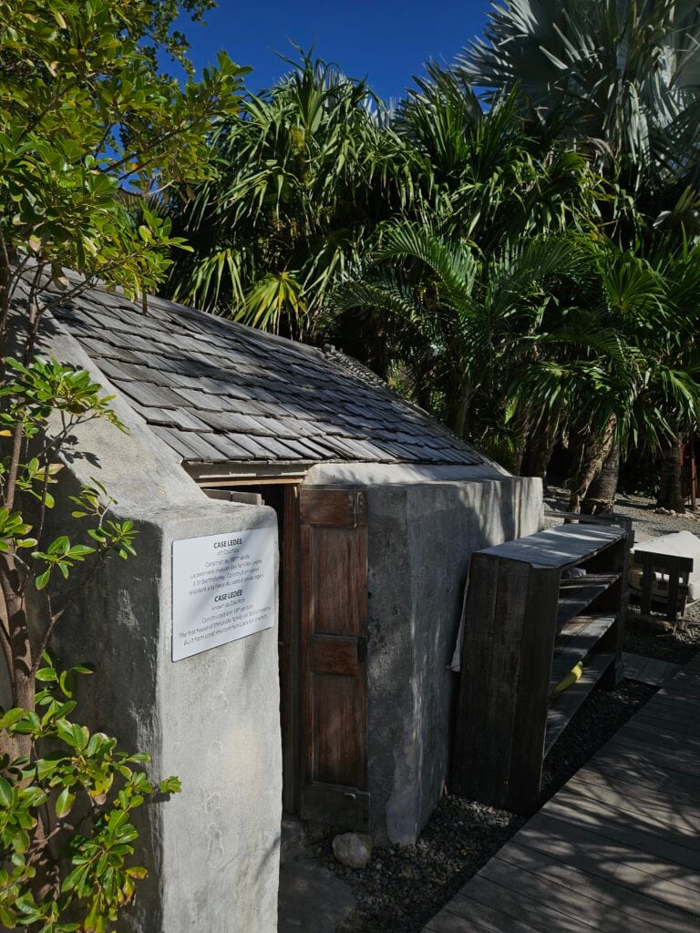 Historic 18th-century stone cases at the Le Toiny Beach Club