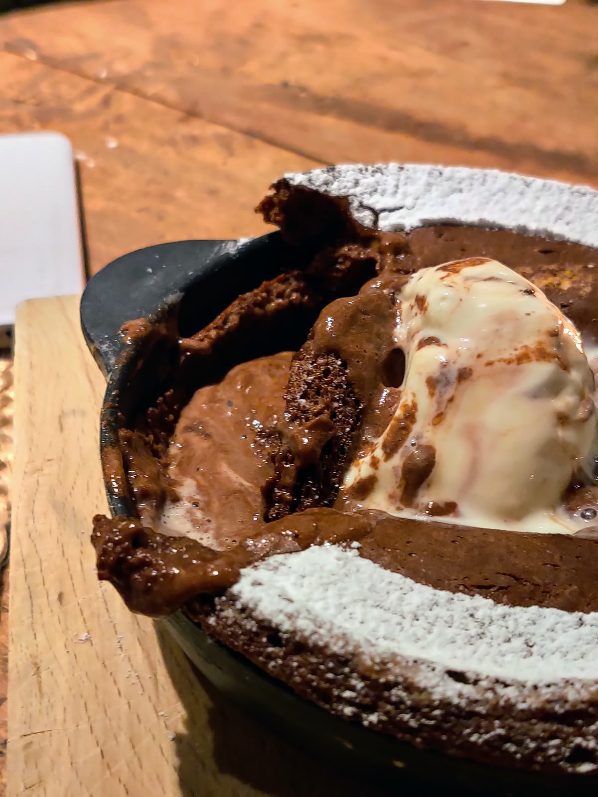 Best Restaurants in Megève (On and Off Piste) la ferme de mon père soufflé au chocolat