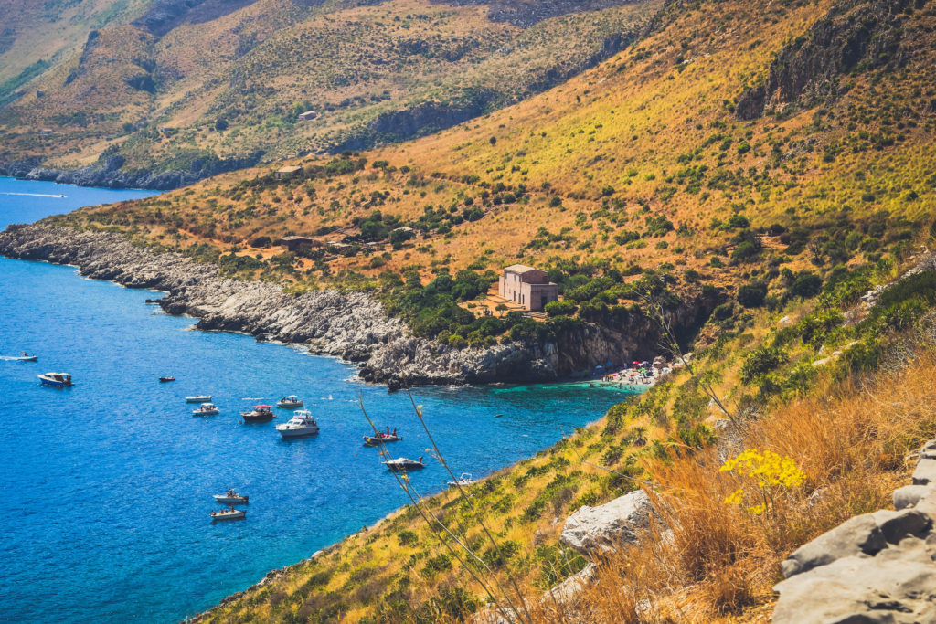 Travel Guide to Sicily_San vito lo capo_riserva dello zingaro_nature reserve_best beaches in italy_coves_where to go_boat_cala Hiking Sicily's Zingaro Nature Reserve: Riserva Naturale Dello Zingaro