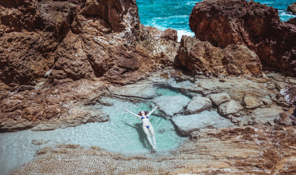 How To Get To The Natural Pools Of St. Barth in Grand Fond SVADORE Caribbean hidden gem swimming hole beautiful gorgeous piscine naturelle28