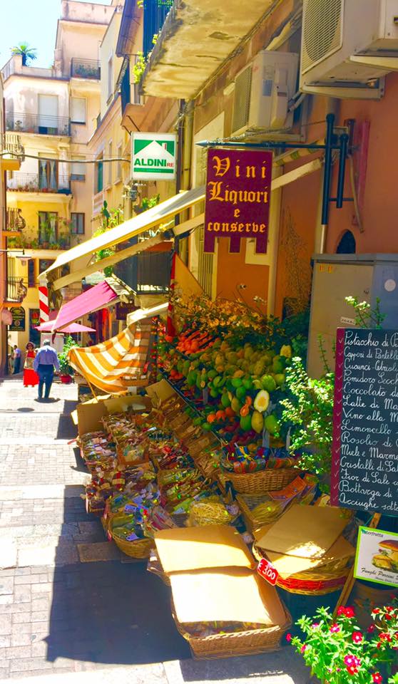 Cities in Sicily- Taormina sicilia italy sicily travel guide SVADORE stores vini liquori