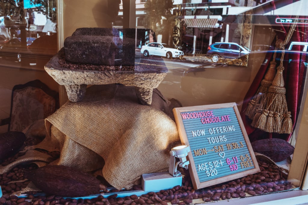 St. Helena's Main Street: A Street of Wonders in Napa! St. Helena Napa Valley Travel Guide California Road trip SVADORE travel blog-1 Woodhouse Chocolate