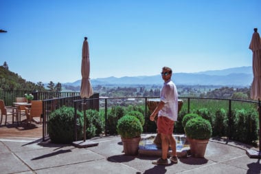 Auberge du Soleil: Lunch with a View in Napa Valley Auberge du Soleil where to eat in st. helena napa valley lunch views of wineries rolling hills travel blog SVADORE -10