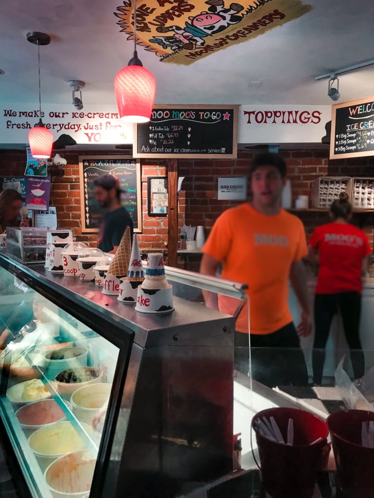 Moo Moo's Creamery Ice Cream in Cold Spring, NY