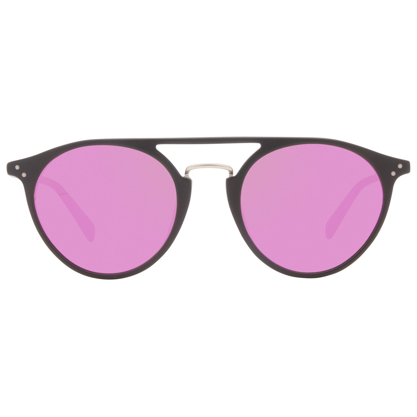 Mason Matte Black + Pink Mirror Polarized Lens