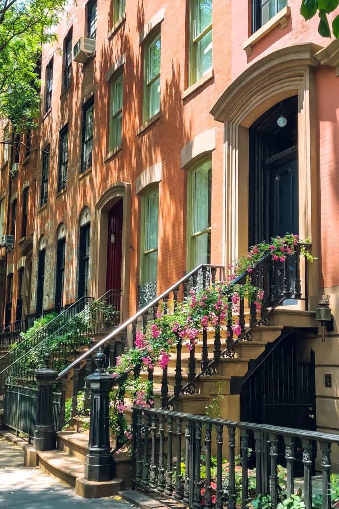 west 11th street 8 Things to do in West Village, New York What to do in Greenwich Village NYC New york city manhattan travel guide SVADORE travel blog-1 brownstones