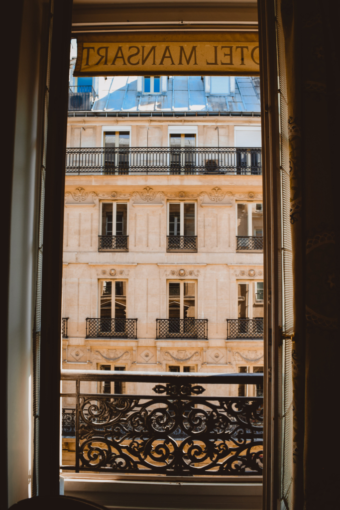 Modernity and rich history go hand in hand at the historical Hotel Mansart. The perfect place for a peaceful retreat or long-term stay in the first arrondissement.