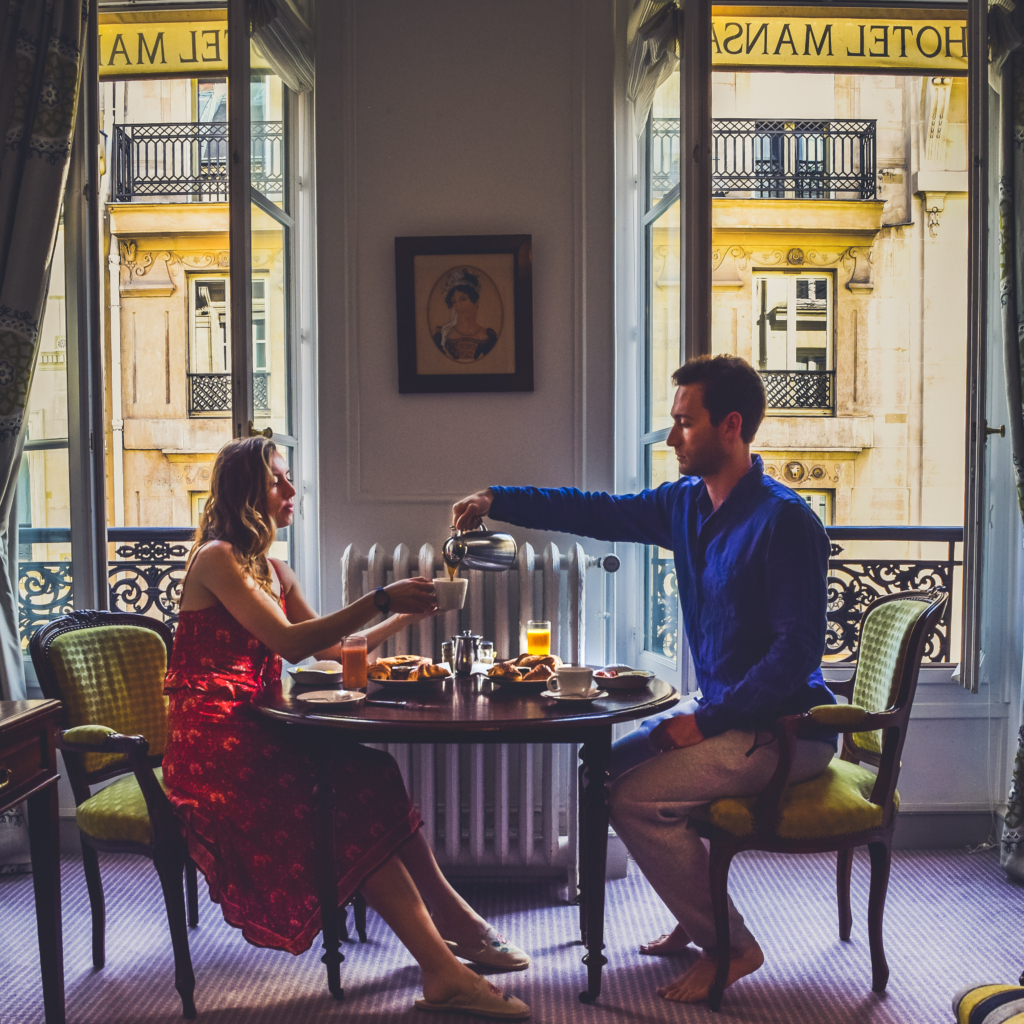 Modernity and rich history go hand in hand at the historical Hotel Mansart. The perfect place for a peaceful retreat or long-term stay in the first arrondissement.
