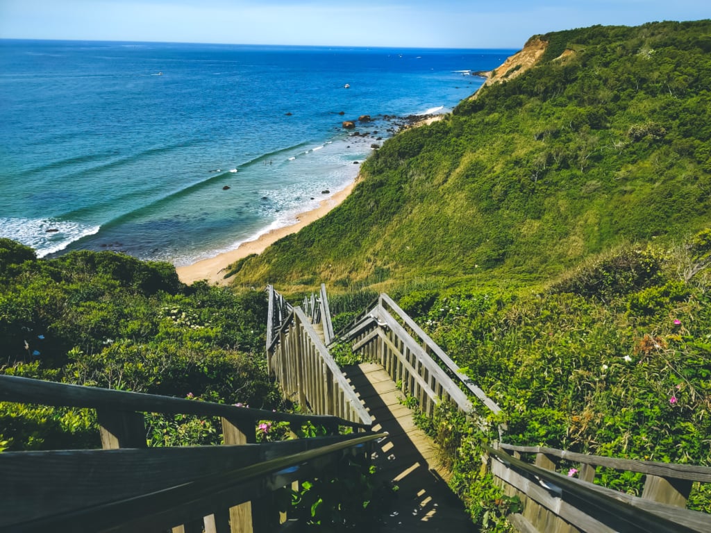 Mohegan Bluffs - Things to Do On Block Island block island travel guide what to do on bi rhode island SVADORE-1