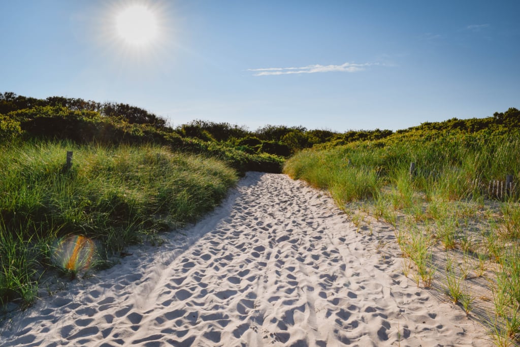 Mansion Beach And Its Block Island History