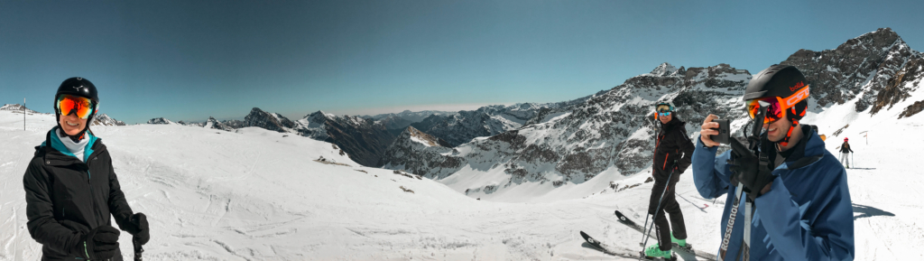 Skiing the Italian Alps with Ski Itineraries in March alagna monte rosa