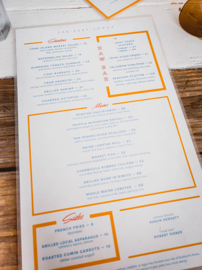 The Surf Lodge Restaurant and Live Music