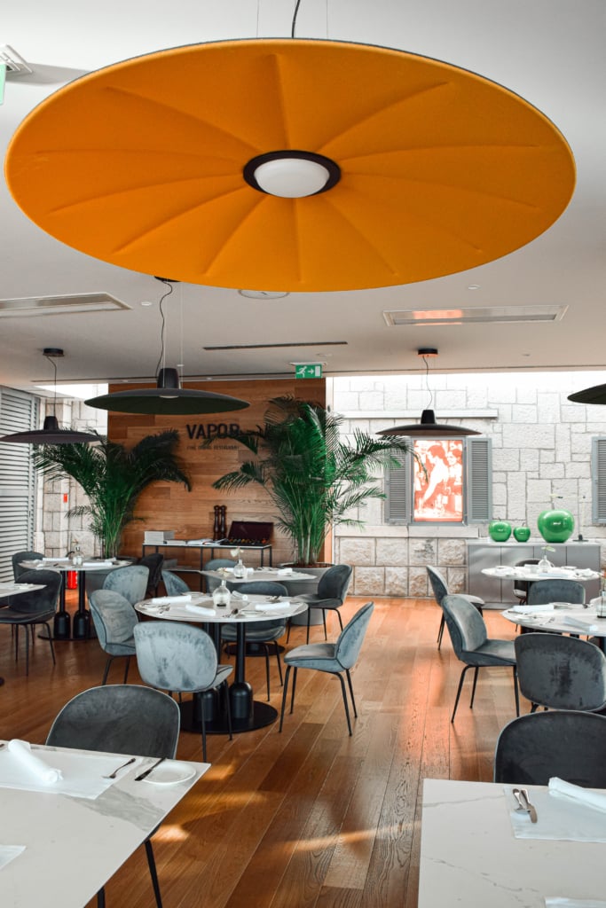 The Best Beach Hotel in Dubrovnik: Hotel Bellevue vapor restaurant