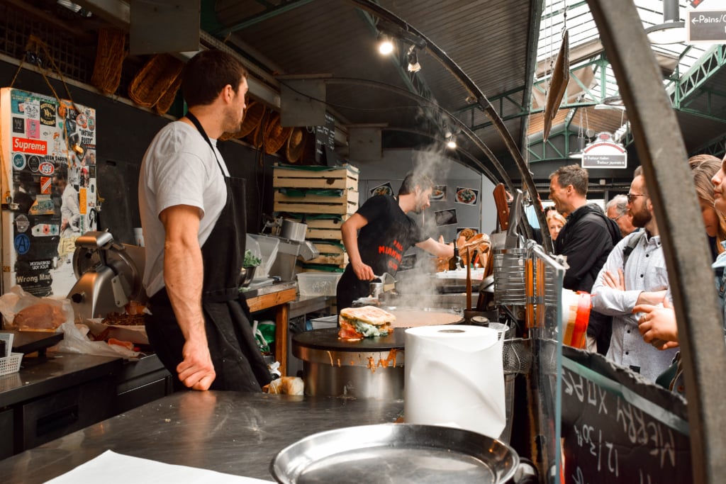 Best Markets in Paris: Marché des Enfants Rouges chez alain miam miam