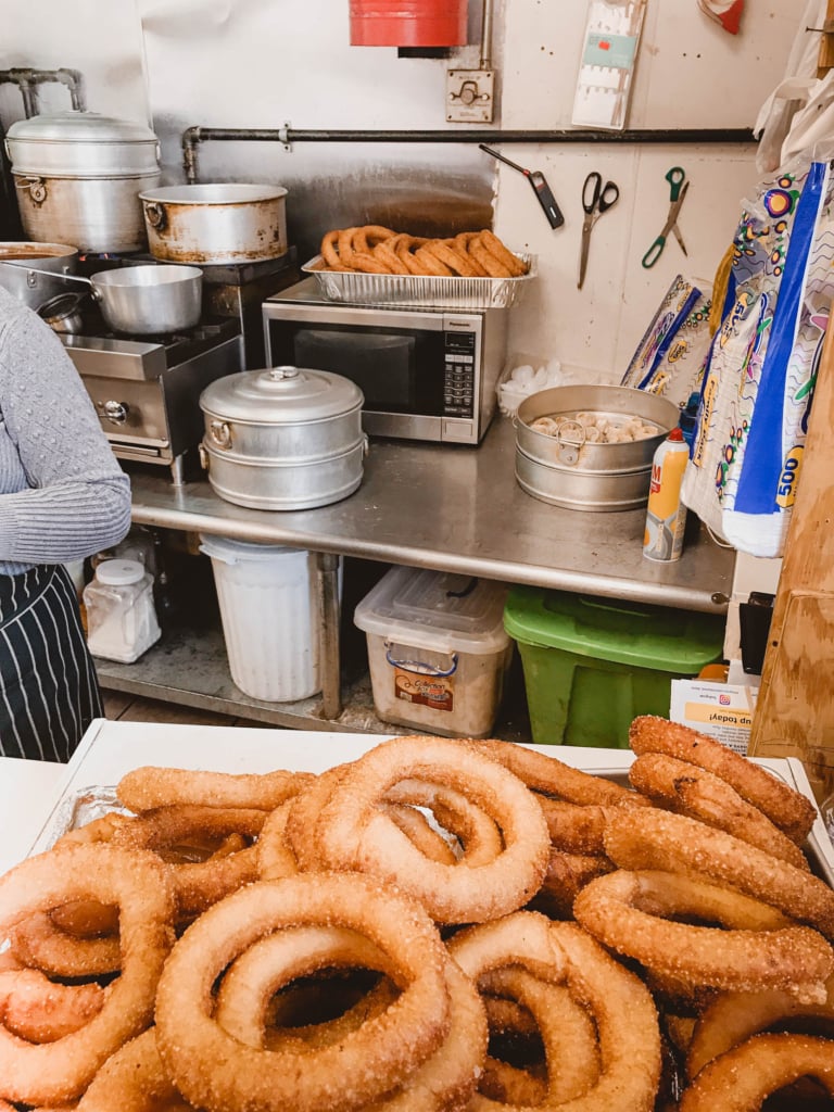 Scenes from my Queens, NY Food Tour inspired by AFAR nepali bhanccha ghar sel roti