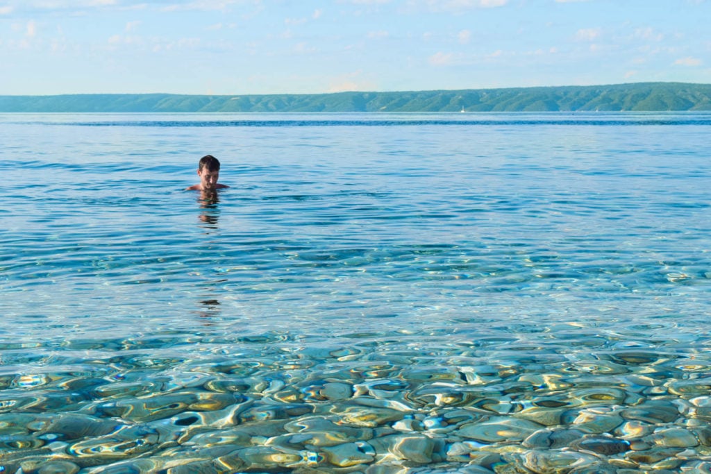 Why the Town of Racisce in Korcula Needs to Be on Your Radar kneza cycling bike rent croatia coast travel blog guide vaja bay beach swim eat konoba vala