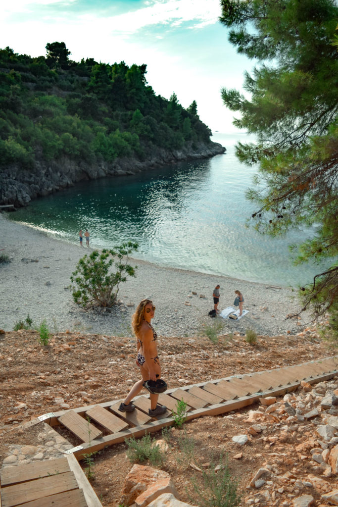 Why the Town of Racisce in Korcula Needs to Be on Your Radar kneza cycling bike rent croatia coast travel blog guide vaja bay beach swim eat konoba vala