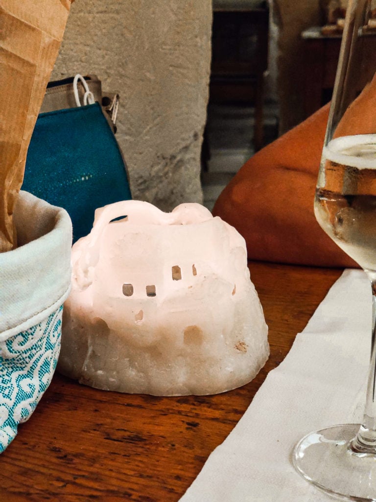 Where to Eat in Matera: La Lopa basilicata restaurant ristorante movie room pasta della domenica sunday homemade spumante candle meteoron svadore