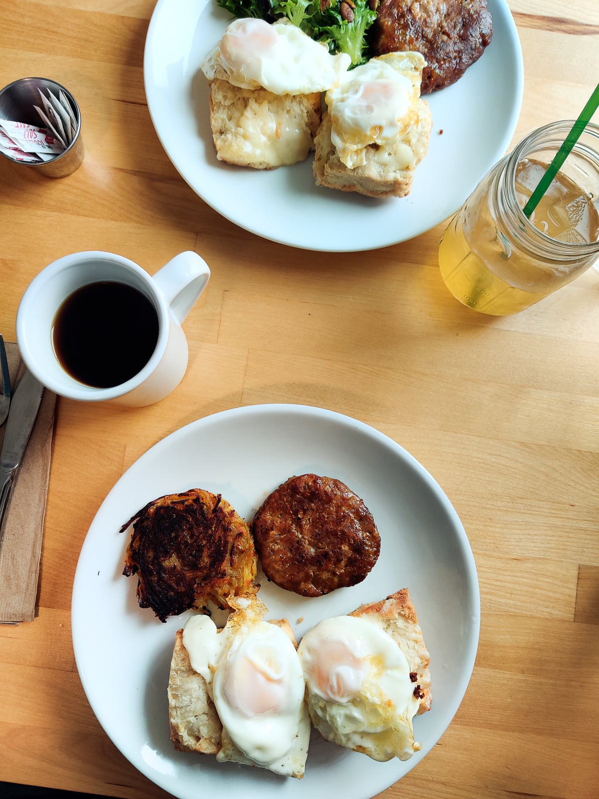 rainy day on the north fork jamesport main road biscuit co