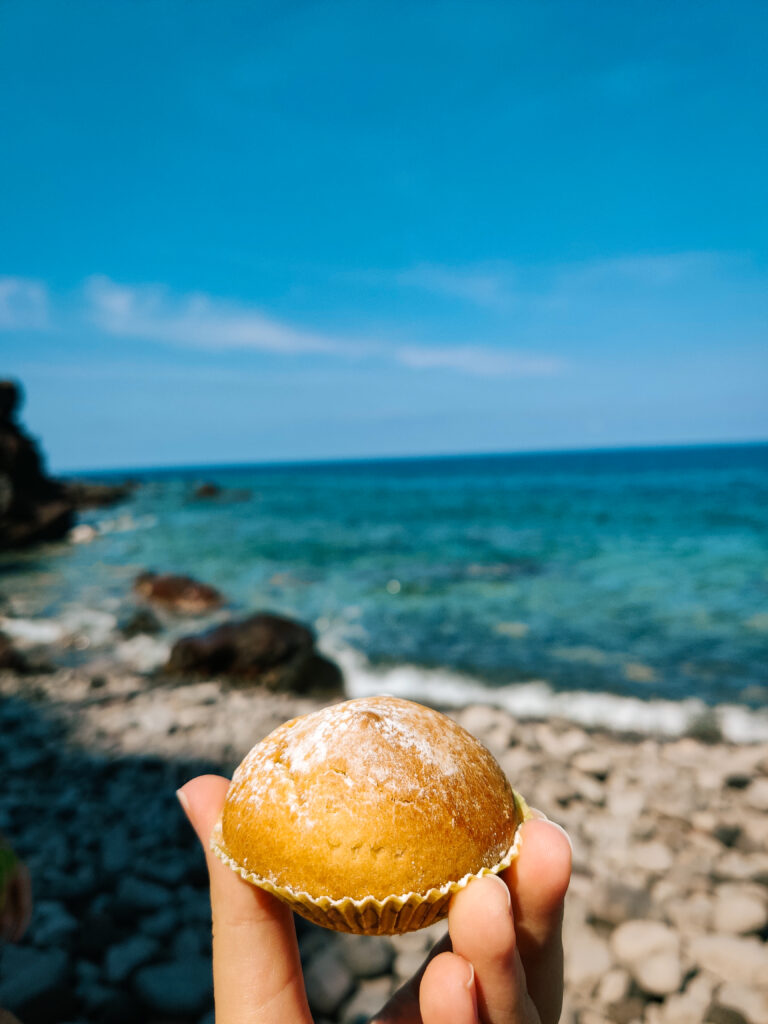 What to Expect at Spiaggia dello Scario Beach in Malfa, Salina pasticceria barrano