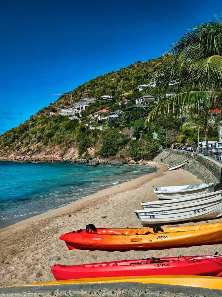 Traditional fishing boats in Corossol village the heart of local St. Barths insider tips