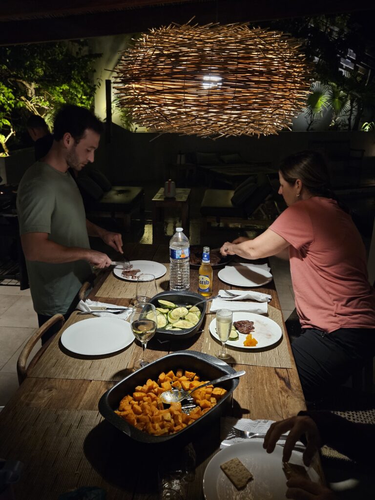 French rotisserie chicken and potatoes a top St. Barths insider tips for cheap eats