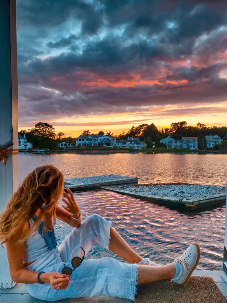 Connecticut Experience: Oyster Tour at Hummock Island westport ct things to do in fairfield county unique fun family private event island sunset boat sustainable oyster farming